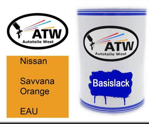 Nissan, Savvana Orange, EAU: 500ml Lackdose, von ATW Autoteile West.